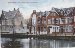 4844207Purmerend, Heerengracht Met Postkantoor.1913.(diverse Vouwen) - Purmerend