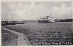 4844590Harderwijk, Aankomst V. D. Boot Uit Amsterdam. 1937.  - Harderwijk