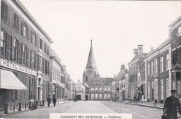 4844591Zutphen, Zaadmarkt Met Watertoren En Hotel Du Soleil. - Zutphen