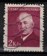 Tchécoslovaquie 1948 Mi 530 (Yv 458), Obliteré Varieté Position 10/1 - Errors, Freaks & Oddities (EFO)