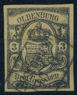 O Német államok Oldenburg 1859 Mi 8 (Mi EUR 750,-) - Altri & Non Classificati