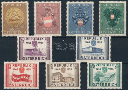 ** Ausztria 1949-1955 Mi 937-940, 1012-1016 (Mi EUR 105,-) - Andere & Zonder Classificatie