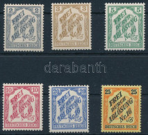 **, * Deutsches Reich 1905 Dienstmarken Mi 9-14 (Mi 10-12 Postatiszta) (Mi EUR 175,-) - Andere & Zonder Classificatie