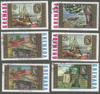 Grenada. 1968 Paintings By Sir Winston Churchill. Used Complete Set. SG 289-294 - Grenade (...-1974)