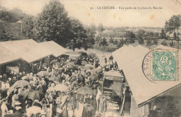 La Crèche * 1907 * Une Partie De La Place Du Marché * Market * Villageois - Other & Unclassified