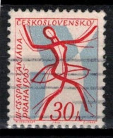 Tchécoslovaquie 1965 Mi 1503 (Yv 1369), Obliteré Varieté Position 37/2 - Errors, Freaks & Oddities (EFO)