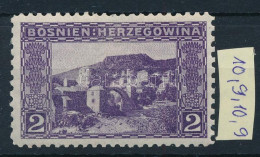 ** Bosznia-Hercegovina 1906 2H Vegyes Fogazással - Other & Unclassified