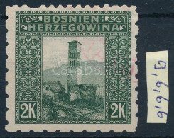 O Bosznia-Hercegovina 1906 2K Vegyes Fogazással - Autres & Non Classés