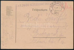 1917 Tábori Posta Levelezőlap / Field Postcard "FP 386 A" - Andere & Zonder Classificatie