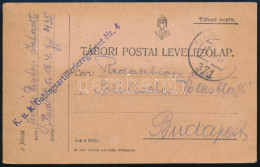 1917 Tábori Posta Levelezőlap / Field Postcard "Gebirgsartillerieregiment Nr.4." + "FP 371" - Otros & Sin Clasificación