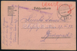 1918 Tábori Posta Levelezőlap / Field Postcard "TP 417 B" - Sonstige & Ohne Zuordnung