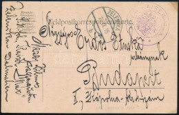 1915 Tábori Posta Levelezőlap "S.M.S. KAISER MAX" - Other & Unclassified