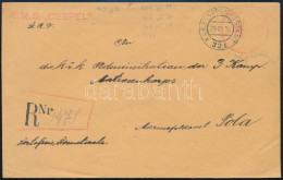 1916 Ajánlott Tábori Posta Levél "S. M. S. CSEPEL" - Other & Unclassified