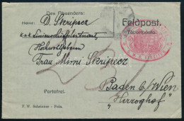 ~1917 Tábori Posta Levél "S.M.S. STREITER" - Other & Unclassified