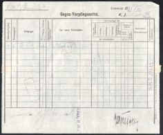 1918 Tábori Posta Nyomtatvány "S.M.S. GÄA" + "EP 267 A" - Altri & Non Classificati