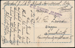 1918 Tábori Posta Képeslap "S.M. DAMPFER BILINSKI" - Autres & Non Classés