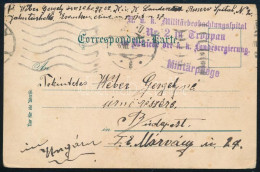~1918 Tábori Posta Képeslap "K.u.k. Militärbeobachtungspital Nr.2. In Troppau" - Other & Unclassified