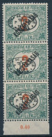 ** Debrecen I. 1919 Portó/Köztársaság 2f Hármascsík (27.000) / Mi P 11 Stripe Of 3. Signed: Bodor - Autres & Non Classés