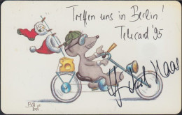 GERMANY P13/95 - Telecard '95 - Treffen In Berlin - Bärbel Haas - Maus Auf Bike (Handsigniert) - P & PD-Series: Schalterkarten Der Dt. Telekom