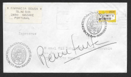 Portugal Lettre Retourné 1990 Cachet Commemoratif Congrès Des Avocats Lawyers Congress Event Pmk Returned Cover - Maschinenstempel (Werbestempel)