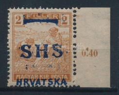 ** SHS 1918 Arató 2f Kettős Felülnyomással. Signed: Bodor. Certificate: Zrinjscak - Autres & Non Classés