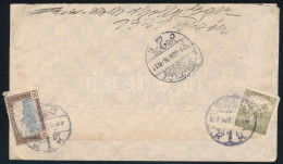 1921 Levél Hátoldalán Arató 40f + Magyar Posta 60f Bérmentesítéssel "EGER" - "MISKOLCZ" Cenzúrázva - Other & Unclassified