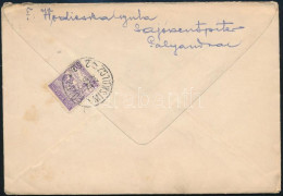 1923 Levél 350K Bérmentesítéssel és Vasúti Bélyegzéssel - Other & Unclassified