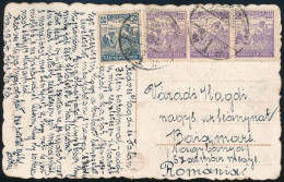 1924 Képeslap 1.100K Bérmentesítéssel Romániába - Other & Unclassified