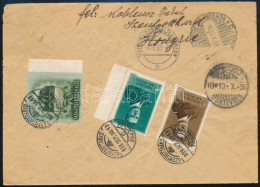 1938 Légi Levél 3,70P Bérmentesítéssel Szentgotthárdról Uruguayba / Airmail Cover To Uruguay - Sonstige & Ohne Zuordnung