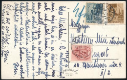 1943 Portózott Képeslap / Postcard With Postage Due Stamp "LÉVA" - Budapest - Autres & Non Classés