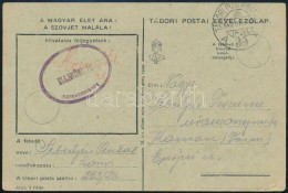 1942 II. Világháborús Tábori Posta Levelezőlap "TP 53 A" - Otros & Sin Clasificación