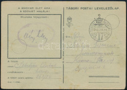 1942 II. Világháborús Tábori Posta Levelezőlap "TP 17" - Other & Unclassified