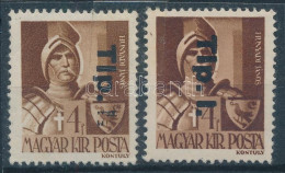 ** 1946 Betűs I. Tlp. 2./4f Halvány I.-el+támpéldány - Other & Unclassified