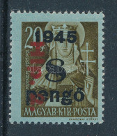 ** 1946 Betűs HIp.2./8P/20f A Piros Felülnyomás Eltolódásával - Otros & Sin Clasificación