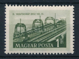 ** 1952 Vasutasnap 1Ft Számvízjellel - Other & Unclassified