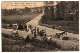 Circuit De La Sarthe 1906 : Tournant De La Passerelle à St-Calais - Saint Calais