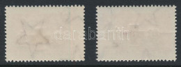 O 1957 Vöröskereszt 30f Kettős Felülnyomattal: Normál és Vaknyomat + Támpéldány / Mi 1483 With Double Overprint: Blind A - Other & Unclassified