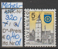 1998 - SLOWAKEI - FM/DM "Städte-Trnava" 5 Sk Mehrf. - O Gestempelt - S.Scan (320o 01-03 Slowakei) - Used Stamps