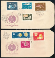 1958 Nemzetközi Geofizikai Év Sor 2 Db FDC-n - Other & Unclassified