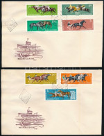 1961 Lósport (I.) Vágott Sor 2 Db FDC-n - Other & Unclassified