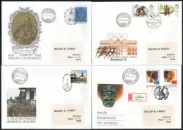 1992 Teljes évfolyam 31 Db FDC-n, Listával (16.400) - Andere & Zonder Classificatie