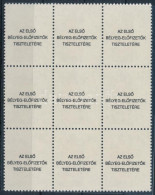 ** 1998 Karácsony Ajándék Bélyeg 9-es Tömbben (180.000) / Mi 4520 Block Of 9 Present Of The Post - Andere & Zonder Classificatie