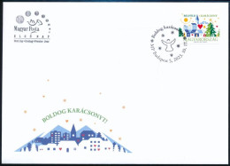 2023 Karácsony öntapadós Bélyeg FDC-n - Other & Unclassified