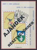 ** 2010 IV. IBK Találkozó Ajándék A Résztvevőknek Emlékív - Other & Unclassified