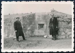 Cca 1945 Katonai Bunker, Fotó, 6×9 Cm - Autres & Non Classés