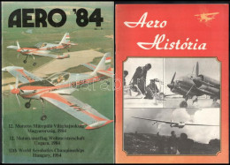 1987 Aero História 1987. December + 1984 Aeo '84 12. Motoros Műrepülő Világbajnokság Magyarország, 1984. - Autres & Non Classés
