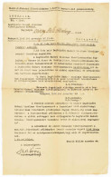 1940.nov. 13., M. Kir. I. Ferencz József-Jászkun I. Honvéd Huszárezred Parancsnokságának Legfelsőbb Hadúri Bizalmas Tisz - Other & Unclassified