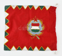 Cca 1970 A Honvéd Folyami Flottilla Díszlobogója. Szőtt. 30x34 Cm Szép állapotban / Flag Of The Hungarian River Forces ( - Other & Unclassified