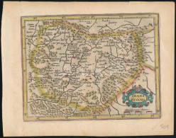 1609 Erdély Színezett Rézmetszetű Térképe. Mercator, Gerhard. Transylvania / Sibenburgen. Megjelent:Mercator: Atlas, Siv - Autres & Non Classés