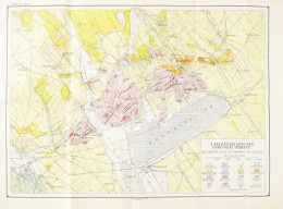 A Velencei-hegység Geológiai Térképe, 1:40 000, Kiadja: Magyar Földrajzi Intézet Rt., 50×67 Cm - Sonstige & Ohne Zuordnung